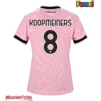 Juventus Teun Koopmeiners #8 Tricou Fotbal Replică 2026-27 Femei Deplasare